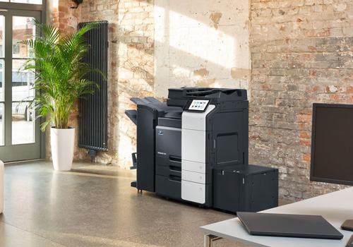 konica printer in the office